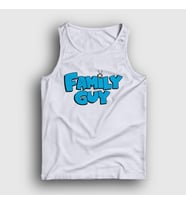 Presmono Unisex Sarı Logo Family Guy Atlet 300370tt (Beyaz)
