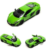 Kinsmart Mclaren 675 LT Diecast Metal Model Araba (Yeşil)