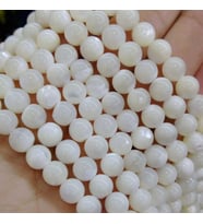Gerçek Doğaltaş Akik Kaplangözü Lapis Kuvars Oniks 8mm Seçenekli (Krem)