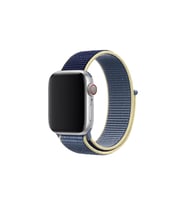 BİPOWER Apple Watch 42-44 mm KRD3 Hasır Kordon (Lacivert)
