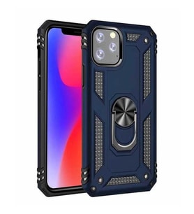 Mopal İPHONE İ11 Pro 5,9 İnç Yüzüklü Tank Telefon Kılıfları (Lacivert)