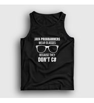 Presmono Unisex Beyaz Glasses Developer Yazılımcı Atlet 333968tt (Siyah)