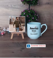 Anestezi Uzmanı Fotoğraflı Dekoratif Taş, Kupa Bardak Beyaz Hediye (Model 5)