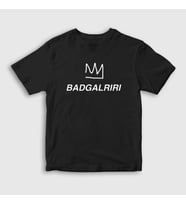 Presmono Unisex Çocuk Beyaz Badgalriri Rihanna T-Shirt 330339tt (Siyah)