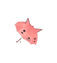 Mobgift Düdüklü ve Kulaklı Baston Çocuk Şemsiyesi (Pembe)