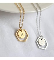 Harf Tasarım 925 K Gümüş Kolye (Gold)