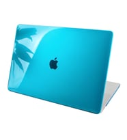 McStorey Macbook Air M2 ile Uyumlu Kılıf 2022 HardCase A2681 Kristal (Açık Mavi)