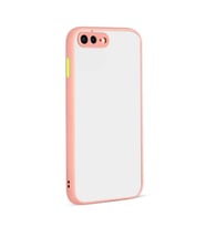 Uyumlu Model Apple iPhone 7 Plus Kılıf Kamera Korumalı Mat Kapak (Pembe)