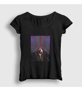 Presmono Kadın Beyaz Currents Tame Impala T-Shirt 377859tt (Siyah)