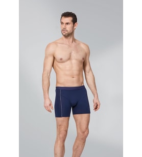 Namaldı Erkek Modal Likralı Biyeli Boxer 197 - 6 Adet (Lacivert)