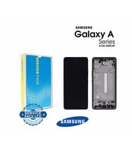 Samsung A736 A73 Lcd Ekran + Kasalı % 100 Kvk Orjinal (Siyah)