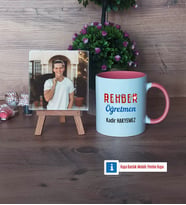 Rehber Öğretmen Fotoğraflı Dekoratif Taş, Kupa Bardak Beyaz Hediye (Model 6)