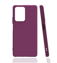 Xiaomi Mi 11T Pro 5G Kılıf Biye Yumuşak Silikon Case (Mor)