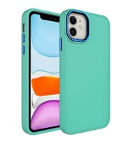 Apple iPhone 11 Kılıf Luna Dışı Soft Yumuşak İçi Kadife Kılıf (Açık Mavi)