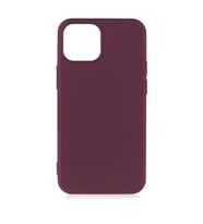 Uyumlu Model Apple iPhone 13 Mini Kılıf Soft Mat Premier Case (Mürdüm)