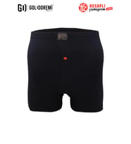 Gd Goldoremi Premium Erkek %100 Pamuklu Likralı Terletmez Rahat Bol Kalıp Düğmeli Boxer