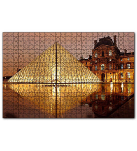 Cakapuzzle Paris Louivre Müzesi  Puzzle Yapboz MDF (Ahşap) (1000 Parça)