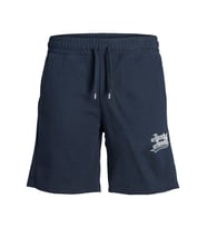 Jack & Jones Erkek Günlük Sweat Penye Spor Şort Shorts - 12228758 (Lacivert)