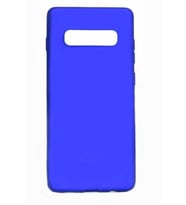Galaxy S10E Kılıf Kamera Çıkıntılı Soft Silikon (Saks)