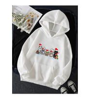 Star Wars Happy New Year Kapşonlu sweatshirt (Beyaz)