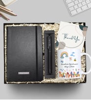 Kişiye Özel Tasarım Kupa & Defter & Mat Roller Kalem Öğretmenler Günü Hediye Seti (Model 13)