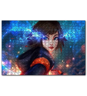 Cakapuzzle  Fantastik Anime Kız  Puzzle Yapboz MDF (Ahşap) (255 Parça)