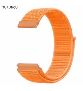 Apple Watch Metal Hasır Kordon 38-40mm (Turuncu)