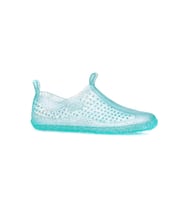 İmershoes Deniz Ayakkabı Kaymaz Taban Havuz Şeffaf Simli-Simsiz-Plaj 130 (Turkuaz)