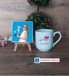 Estetisyen Fotoğraflı Dekoratif Taş, Kupa Bardak Beyaz Hediye (Model 5)