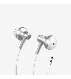 H677 Premium Metal Süper Bas Kulak İçi 3.5mm AUX Kablolu Kulaklık (Beyaz)