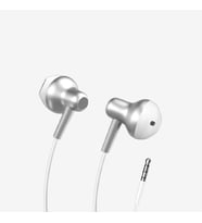 H677 Premium Metal Süper Bas Kulak İçi 3.5mm AUX Kablolu Kulaklık (Beyaz)