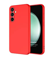 Microsonic Samsung Galaxy A55 Kılıf Groovy Soft Siyah (Kırmızı)