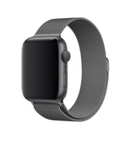 Uyumlu Model Apple Watch 42mm 44mm 45mm 49mm Kordon Milano Loop Metal Kordon 1/2/3/4/5/6/se/7 (Gri)