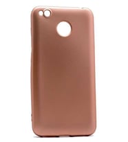 Xiaomi Redmi 4X Kılıf Soft Mat Premier Case (Gold)