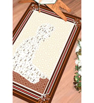 EVDEYA Dijital Baskılı Namaz Kılan İnsan Figürlü Namazlık Seccade 70x130, SECCADE-38-GRİ, (Kahverengi)