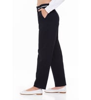 Kız Çocuk Ayarlanabilir Bel Detaylı Gabardin Pantolon 9-14 Yaş LX 246 ANGELOS GIRLS (Lacivert)