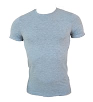 Malabadi Erkek Yuvarlak Yaka Kısa Kol Cotton Body 093 (Gri)