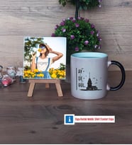 Kız Kulesi Fotoğraflı Dekoratif Taş, Kupa Bardak Beyaz HediyeArkadaşa Hediye (Model 9)
