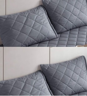 Formeya Alez 4 Adet %100 Pamuk Yastık Koruyucu Alez (Gri)