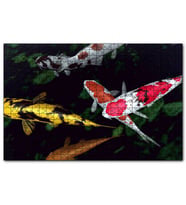 Cakapuzzle Koi Balıkları Yukarıdan Görünüm  Puzzle Yapboz MDF (Ahşap) (255 Parça)
