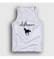 Presmono Unisex Sarı Horse Deftones Atlet 380768tt (Beyaz)
