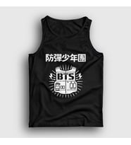 Presmono Unisex Sarı Vest Bts Atlet 22755tt (Siyah)