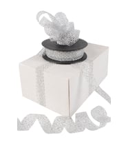 Fileli Kanaviçe Simli Kurdela 20mt 2cm (Gümüş)
