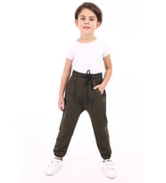 Toontoy Erkek Çocuk Baskılı Eşofman Alt (Haki)