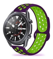 Huawei Watch 3 / 3 Pro Kordon Delikli Spor Kordon (MOR-TABA)