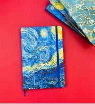 Van Gogh Tasarımlı Defter Bm-1213 (Mavi)