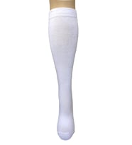 DESIGN PAMUKLU ÇOCUK DİZALTI OKUL ÇORABI (Beyaz)
