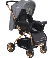 Tommybaby TB-980 Gold Çift Yön Lüx Bebek Arabası Puset (Gri)
