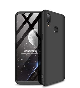 Microsonic Samsung Galaxy A10s Kılıf Double Dip 360 Protective (Siyah)