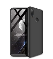 Microsonic Samsung Galaxy A10s Kılıf Double Dip 360 Protective (Siyah)